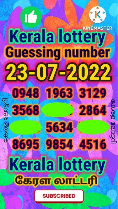 kerala lottery jackpot guessing number today|Kerala Lottery Guessing Number Today (3.